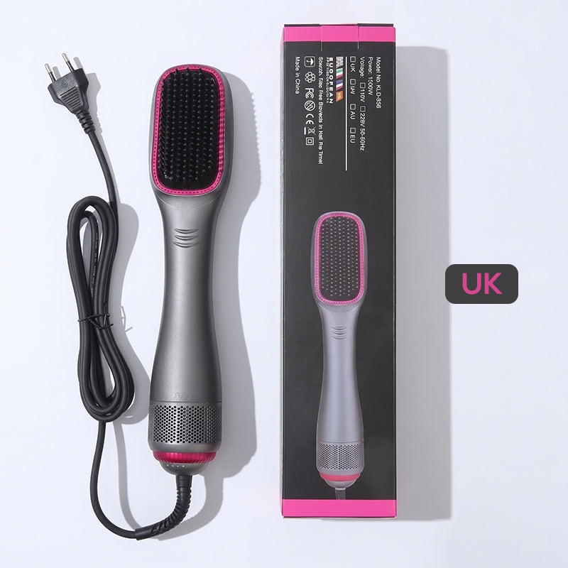 ๐โโ๏ธ 50% OFF NOW! ๐จ 3-in-1 Hot Air Brush โ Straighten, Curl & Volumize Without Heat Damage โจ