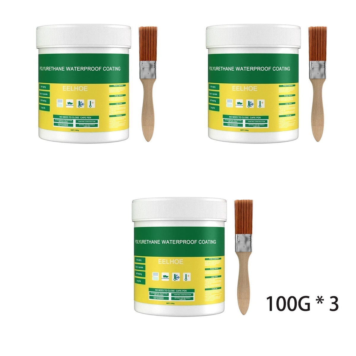 🔥New Year Special 49% OFF🔥【Buy 2 Get 1 Free】Multifunctional Transparent Waterproof Coating