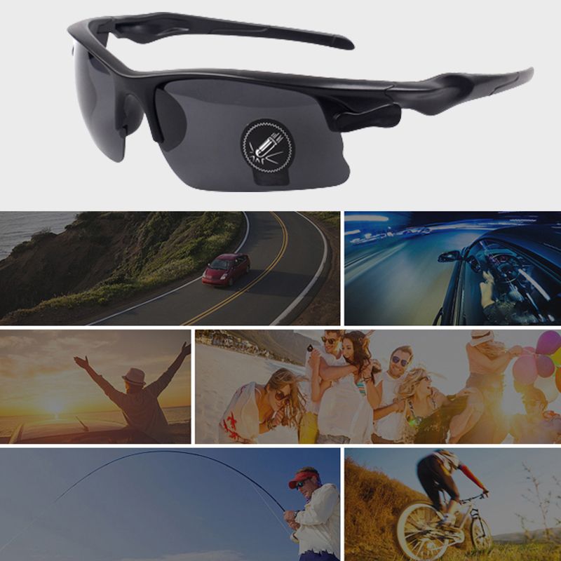 Men’s Outdoor Anti-glare Sunglasses and Night Vision Glasses