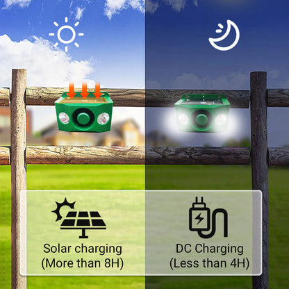 🔥HOT SALE🔥Beast Repellent Solar Warning Lights with Loud Volume
