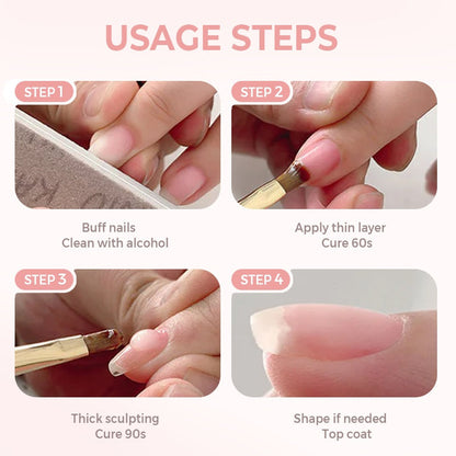 ✨Buy 1 Get 1 Free✨3-in-1 Self-Leveling Nail Builder Gel