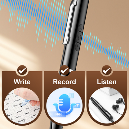 🔥 LAST DAY PROMOTION - 50%OFF 🔥Multi-Function High-Capacity Voice Recorder Pen