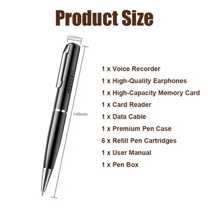 🔥 LAST DAY PROMOTION - 50%OFF 🔥Multi-Function High-Capacity Voice Recorder Pen