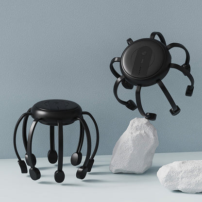 🐙 50% OFF NOW ! 💆‍♂️ Intelligent Octopus Head Massager – Relaxing Kneading, Multiple Modes & Portable Design 🔋