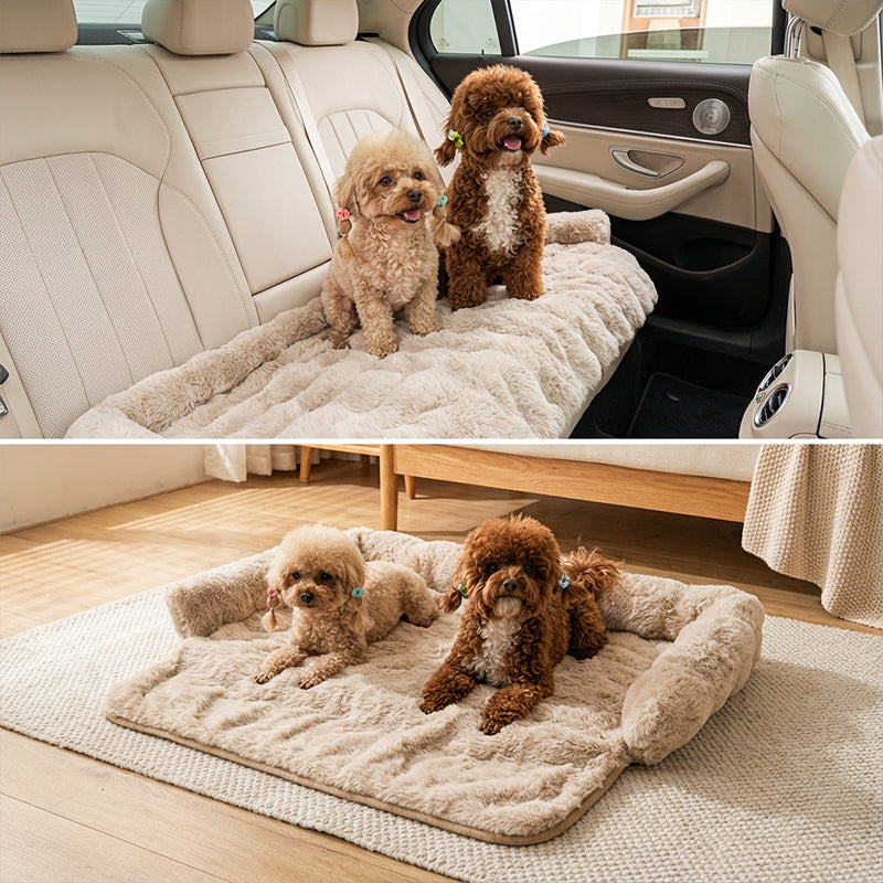 📢📢50%  OFF !! ⏰Thickened Warm Non-Slip Pet Bed with Edge
