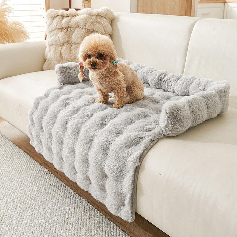 📢📢50%  OFF !! ⏰Thickened Warm Non-Slip Pet Bed with Edge