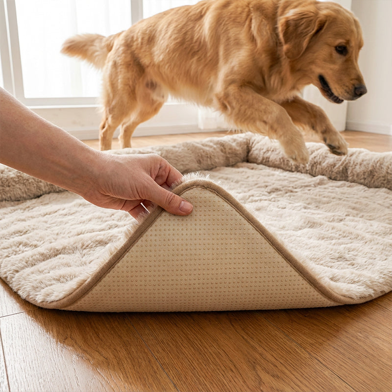📢📢50%  OFF !! ⏰Thickened Warm Non-Slip Pet Bed with Edge
