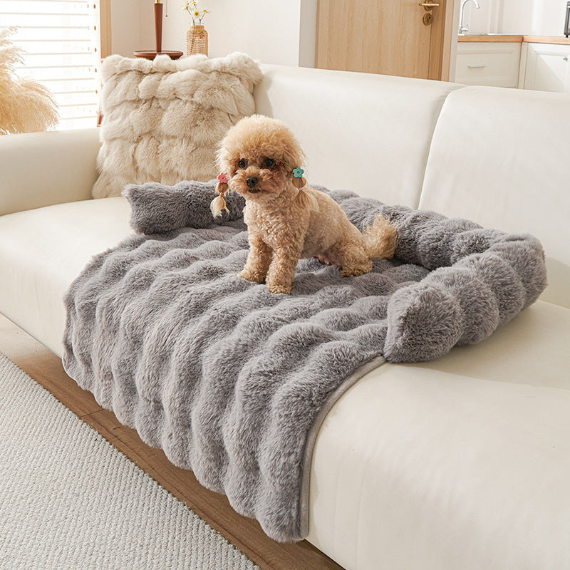 📢📢50%  OFF !! ⏰Thickened Warm Non-Slip Pet Bed with Edge